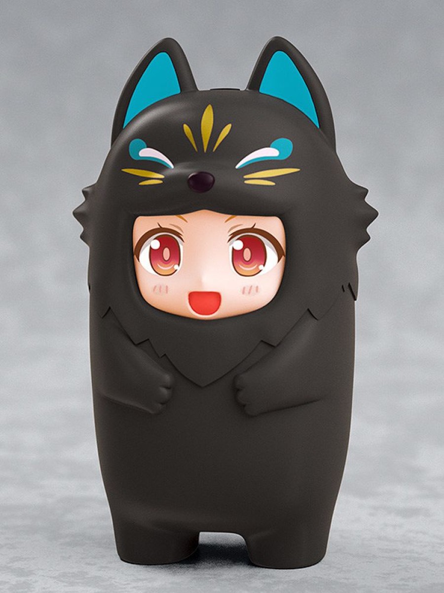 Nendoroid Series Good Smile Company | Nendoroid More Kigurumi Face Parts Case Black Kitsune - Nendoworld