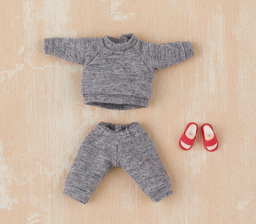 Nendoroid Series Good Smile Company | Nendoroid Doll Outfit Set: Sweatshirt And Sweatpants (Gray) - Nendoworld